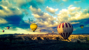 Kapadokyada hafta sonu yoğunluğu