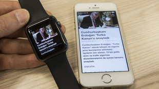 AA haberleri artık akıllı saatlerde