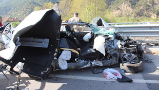 Amasya'da trafik kazası: 1 ölü, 1 yaralı
