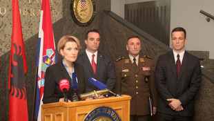 Arnavutluk Savunma Bakanı Kodheli, Hırvatistan'da