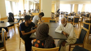 Atina'da sığınmacı oteli