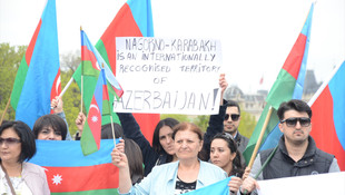 Avusturya'da Ermenistan protestosu