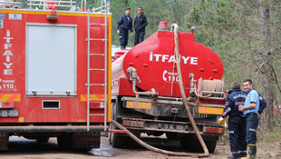 Balıkesir'deki orman yangını