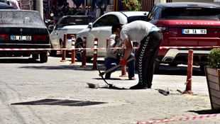 Bodrum'da 15 yıllık yol zincirle kapatıldı