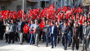 Burdur'da teröre tepki yürüyüşü