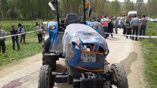 Bursa'da traktör devrildi: 1 ölü