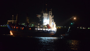 Boğazın serin sularında gemi kazası