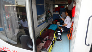 Çöpte bulduğu televizyon patladı