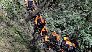 Düzce'de şelaleden düşen Suriyeli çocuğun kaybolması