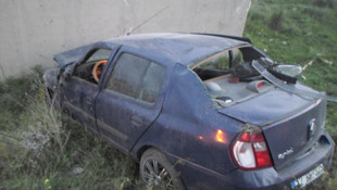 Edirnede trafik kazası: 1 ölü 2 yaralı
