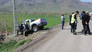 Elazığ'da trafik kazası: 1 ölü, 1 yaralı