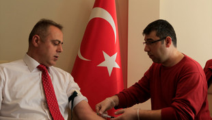 Emniyet teşkilatından anlamlı bağış