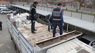 Erzincan'da kaçak sigara operasyonu