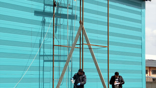 Erzurum'da inşaat iskelesinden düşen işçi öldü