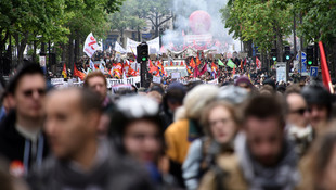 Fransa'da çalışma yasası protestosu
