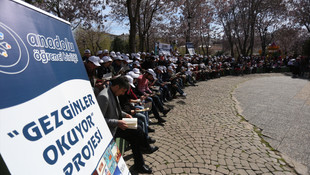 Gaziantep'te Gezginler Okuyor projesi