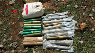 Gaziantep'te roketatar ve patlayıcı ele geçirildi