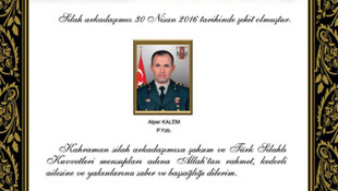 Genelkurmay Başkanı Orgeneral Akardan taziye mesajı