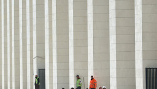 Göksel Gümüşdağ, Vodafone Arena'yı gezdi