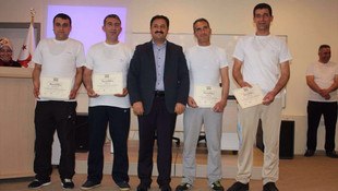 Güvenlik görevlilerine uygulamalı eğitim