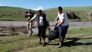 Hamur deresinde ceset bulundu