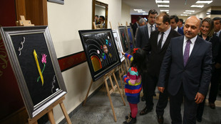 Hükümlülerden filografi sergisi