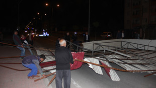 Iğdır'da kuvvetli rüzgar