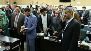 Irak Meclisin'deki oturma eylemi