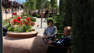 EXPO'da kurulan İtalyan bahçesi açıldı