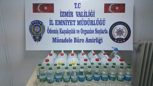 İzmir'de sahte içki operasyonu