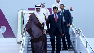 Katar Emiri Al Sani İstanbul'a geldi