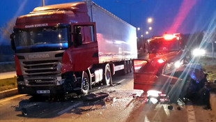 Kırıkkale'de otomobil ile tır çarpıştı: 1 ölü