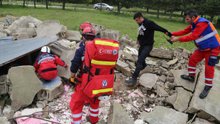 Edirnede kurtarma tatbikatı gerçeği aratmadı