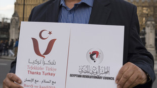 Londra'da Türkiye'ye teşekkür gösterisi