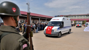 Mardin'de şehitler için tören