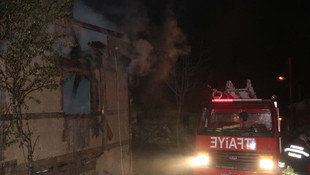 Mudurnu'da ev yangını