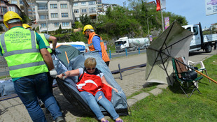 Ordu'da sahilime dokunma eylemi