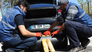 Otomobilin LPG tankında uyuşturucu sevkiyatı