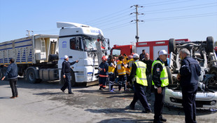 Sakarya'da zincirleme trafik kazası: 1 ölü, 4 yaralı