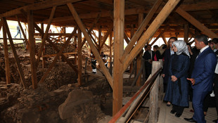 Sare Davutoğlu, Göbeklitepe'yi ziyaret etti