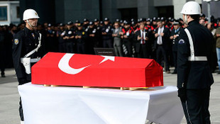 Mardinde şehit polis için tören düzenlendi