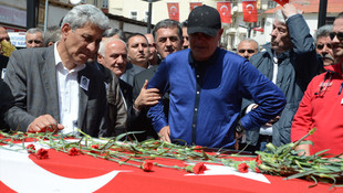Şehit polis Özmen, son yolculuğuna uğurlandı