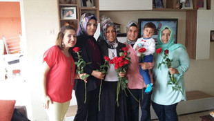 Siirtli kadınlardan polis eşlerine destek ziyareti