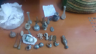 Suriye sınırında tarihi eser operasyonu