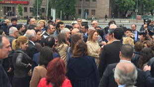 TBMM önünde izinsiz eyleme müdahale