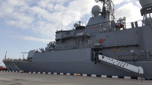 TCG Yavuz fırkateyni Gürcistan'da