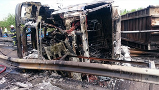 TEM Otoyolu'nda trafik kazası: 1 ölü, 4 yaralı