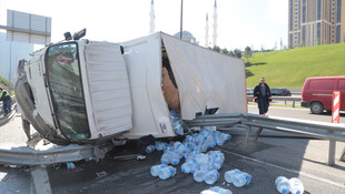 TEM Otoyolu'nda trafik kazası: 2 yaralı