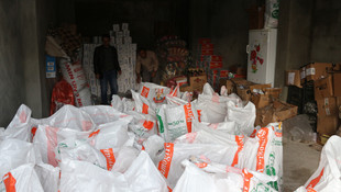 Terör mağduru ailelere gıda yardımı