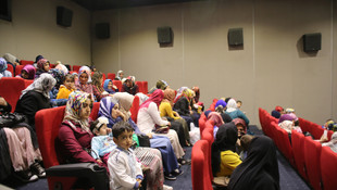 Terör mağduru çocuklar ve anneleri sinemayla tanıştı